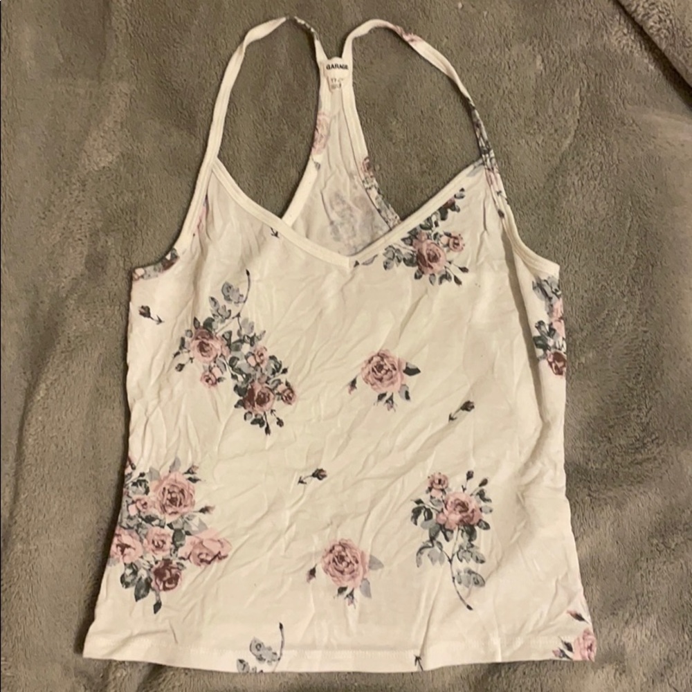 floral tank top